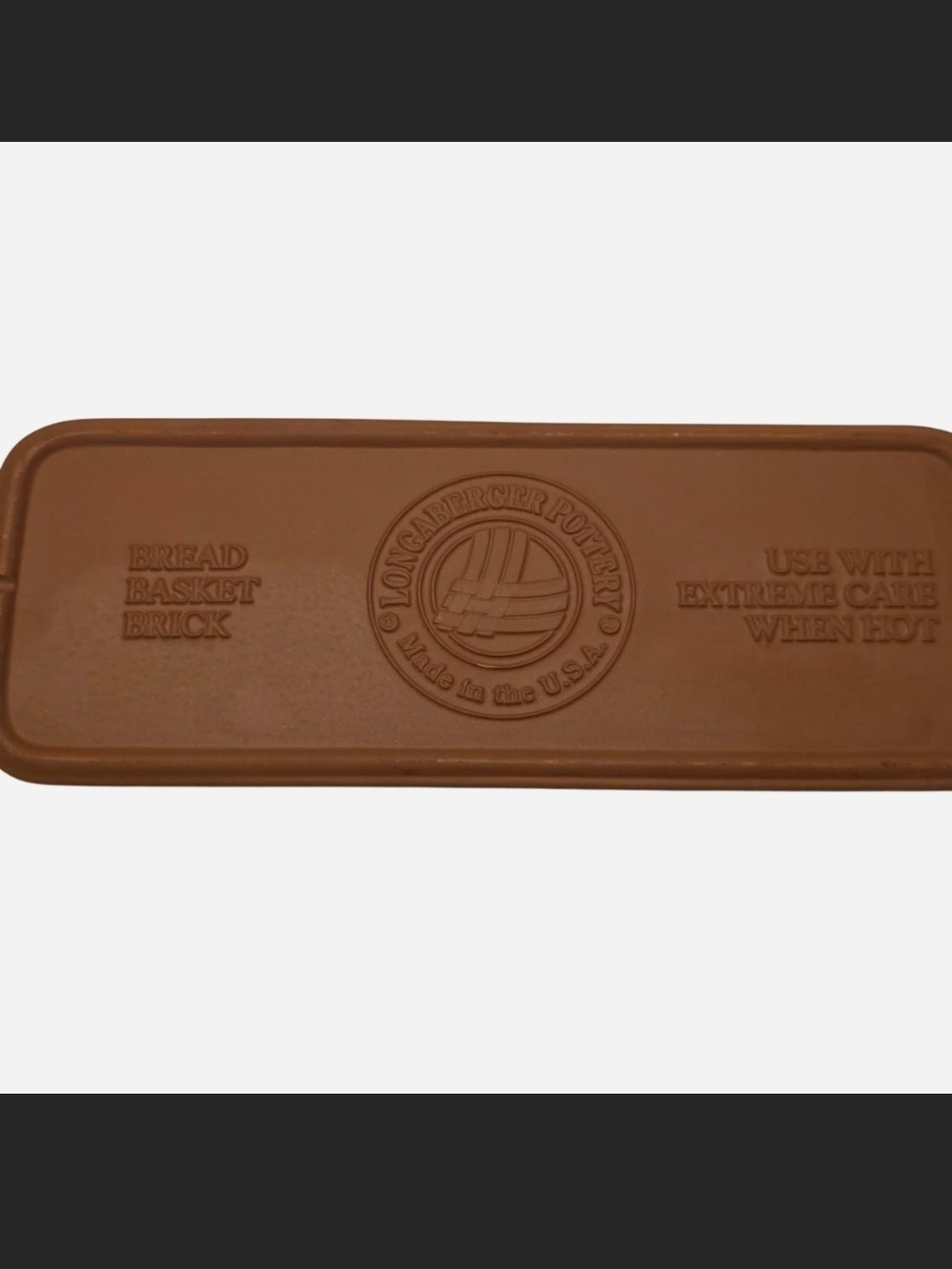 Longaberger Brown Bread Basket Brick